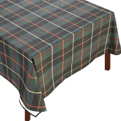 Green Plaid Tablecloth