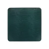 Green Square Embossed Placemat