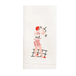 His & Hers Hand Towels (4)