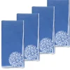 Hydrangea Linen Dinner Napkins (4)
