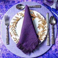 Lilac Circle Embossed Placemat