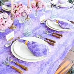 Lilac Marble Napkins (4)