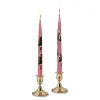 Lily of the Valley Painted Tapers (2)