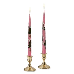 Lily of the Valley Painted Tapers (2)