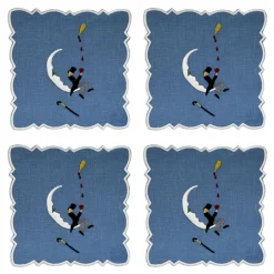 Man on the Moon Cocktail Napkins (4)