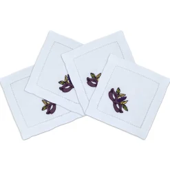 Mardi Gras Cocktail Napkins (4)