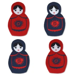 Matryoshka Cocktail Napkins (4)