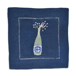 Midnight Champagne Girl Cocktail Napkins (4)