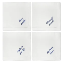 Miss Manners Dinner Napkins (4)