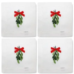 Mistletoe Cocktail Napkins (4)