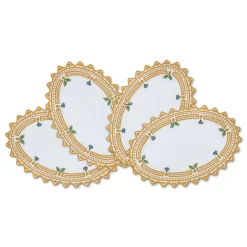 Oval Danica Cocktail Napkins (4)