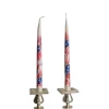Painted Flag Tapers (2)