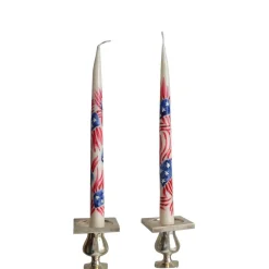 Painted Flag Tapers (2)