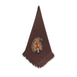 Paisley Leaf Dinner Napkins (4)