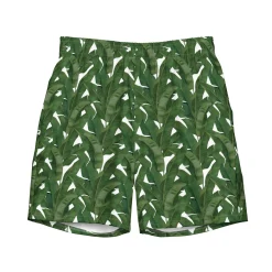Palm Leaf Swim Trunks
