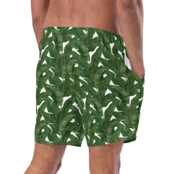 Palm Leaf Swim Trunks