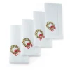 Pearl Wreath Dinner Napkins (4)