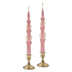 Pink Baroque Tapers (2)