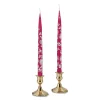 Pink Chinoiserie Tapers (2)