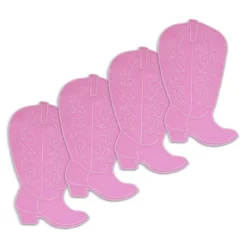 Pink Cowboy Boot Cocktail Napkins (4)