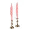Pink Feather Candles (2)