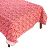 Pink Flower Tablecloth