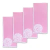 Pink Hydrangea Linen Dinner Napkins (4)