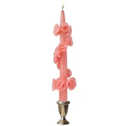 Pink Spiral Candle
