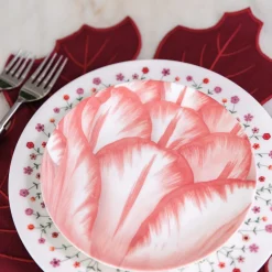 Pink Tulip Salad Plate