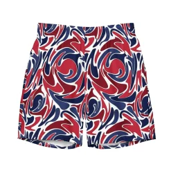 Psychedelic Patriotic Swim Trunks