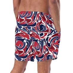 Psychedelic Patriotic Swim Trunks