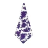 Purple Floral Napkins (4)