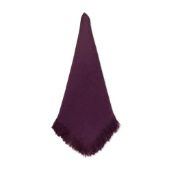 Purple Fringe Dinner Napkins