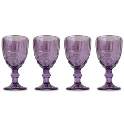 Purple Stem Glasses (4)