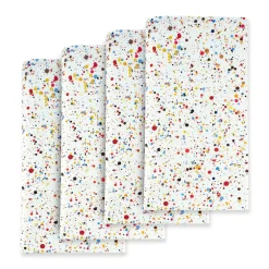 Rainbow Splatter Napkins (4)