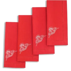 Red Angel Dinner Napkins (4)