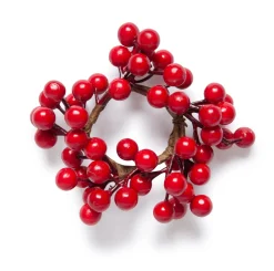 Red Berry Napkin Rings (4)