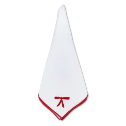 Red Bow Dinner Napkins (4)