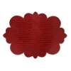 Red Curly Embossed Placemat
