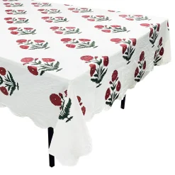 Red Poppy Tablecloth