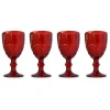 Red Stem Glasses (4)