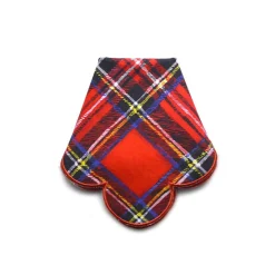 Scalloped Tartan Napkins (4)