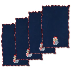 Seafood Tower Cocktail Napkins (4)