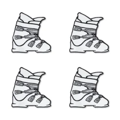 Ski Boot Cocktail Napkins (4)