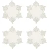 Snowflake Cocktail Napkins (4)