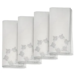 Snowflake Dinner Napkins (4)