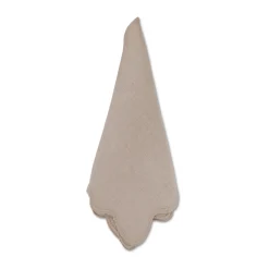 Squiggly Beige Dinner Napkins (4)