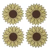 Sunflower Cocktail Napkins (4)