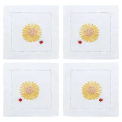 Sunflower Cocktail Napkins (4)