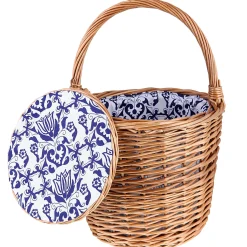 Tanner's Brown Wicker Basket